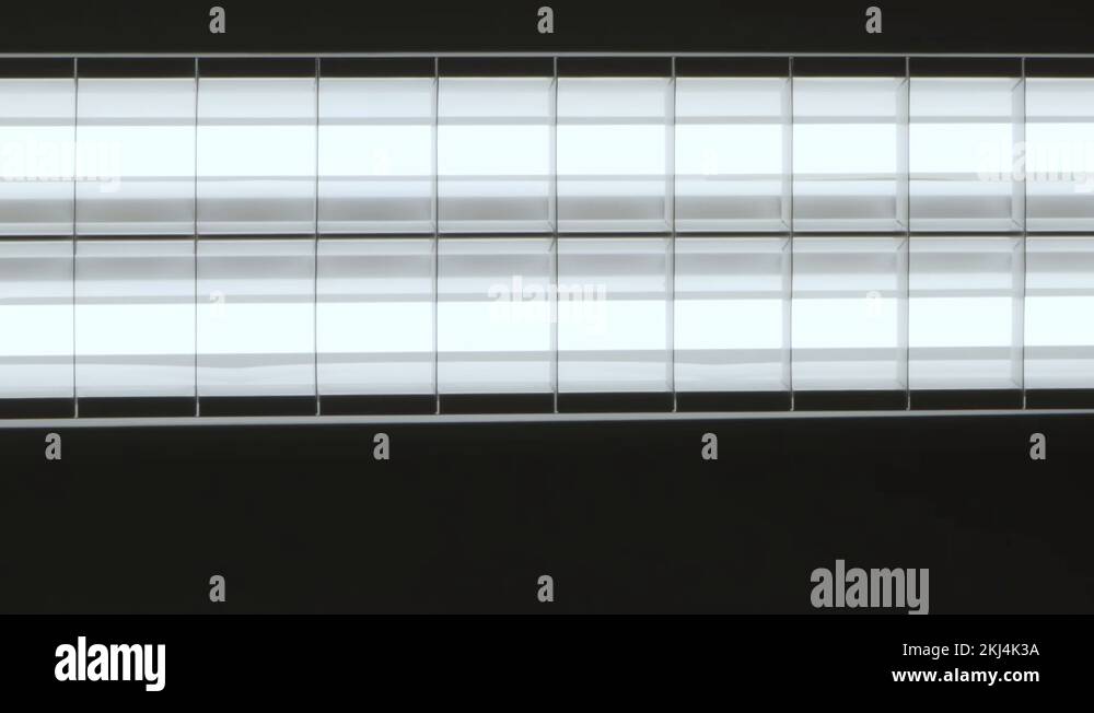 Fluorescent lights turning on and off, closeup Stock Video Footage Alamy