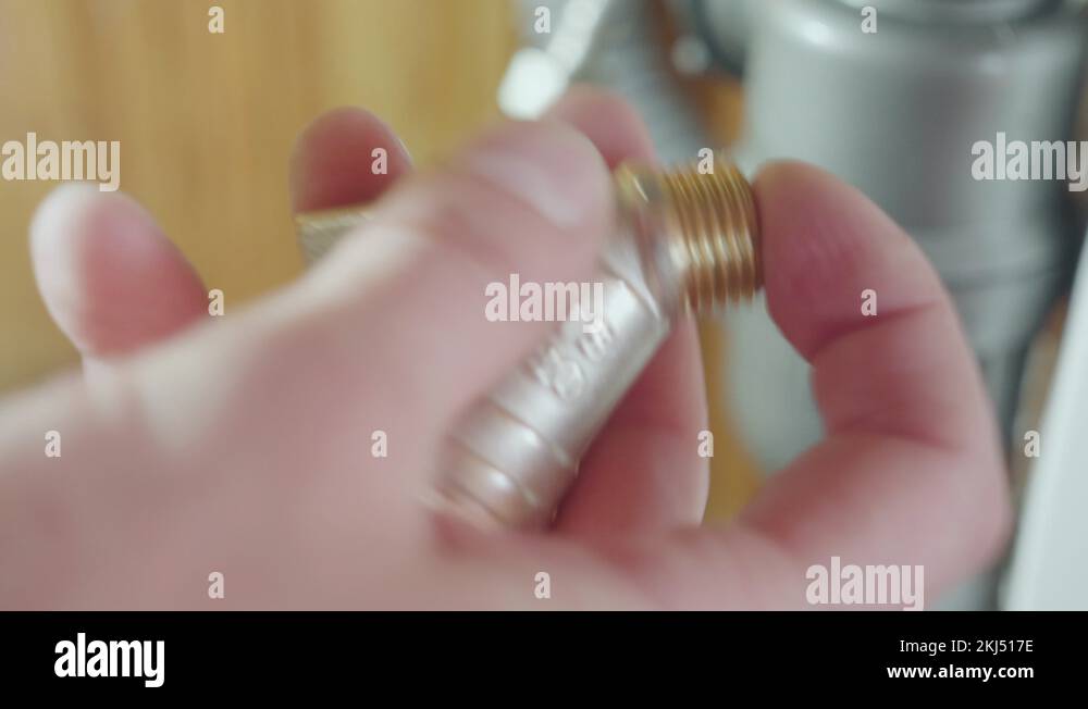 Installation of water pipes in the wall for the builtin. outdated flax