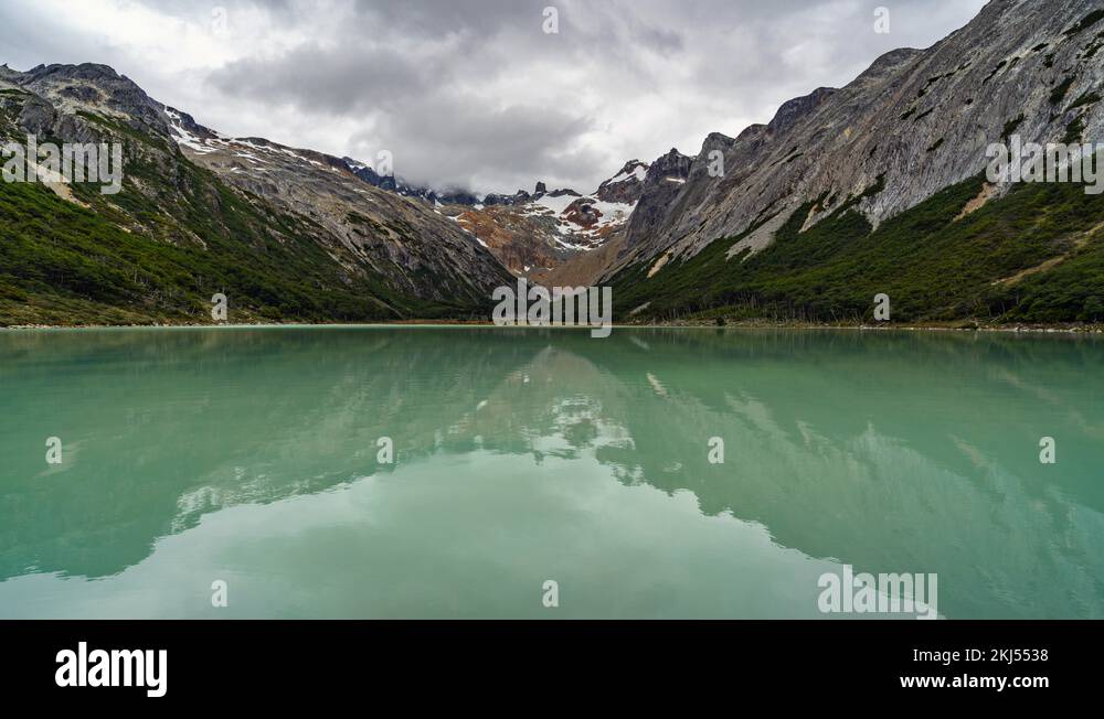 Ushuaia Tierra Del Fuego Argentina Timelapse View Of Laguna ushuaia-tierra-del-fuego-argentina-timelapse-view-of-laguna