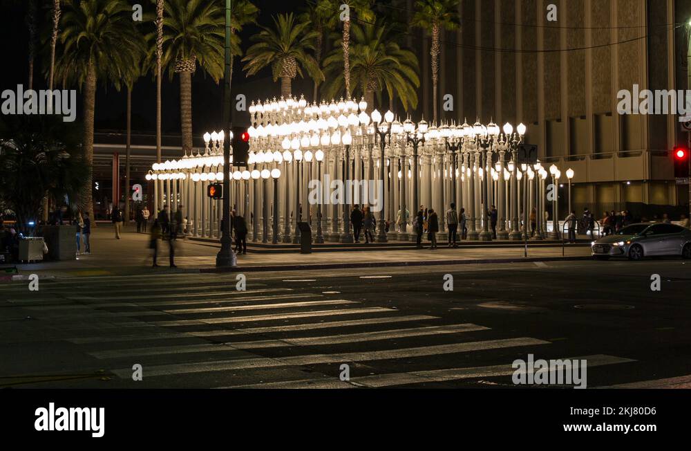Urban lights los angeles lacma Stock Videos & Footage HD and 4K Video