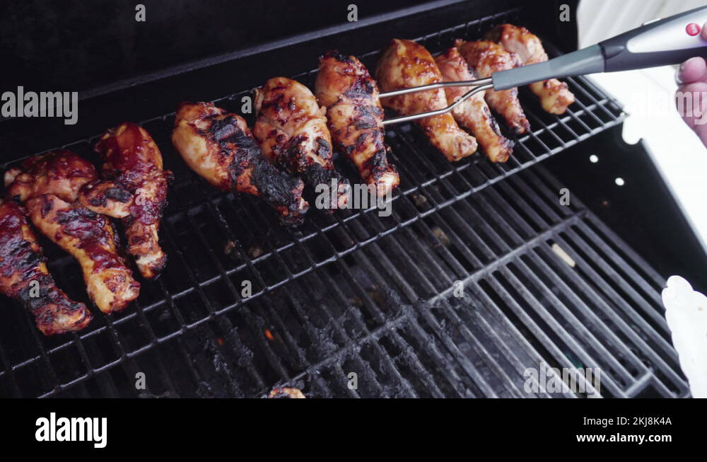 Bbq chicken drumsticks Stock Videos & Footage HD and 4K Video Clips