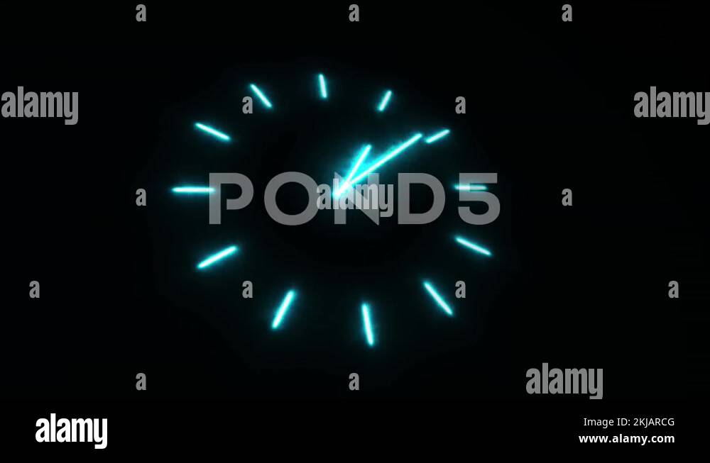 Clock Animation In 12 Hour Loop Animation Stock Video Footage Alamy clock-animation-in-12-hour-loop-animation-stock-video-footage-alamy