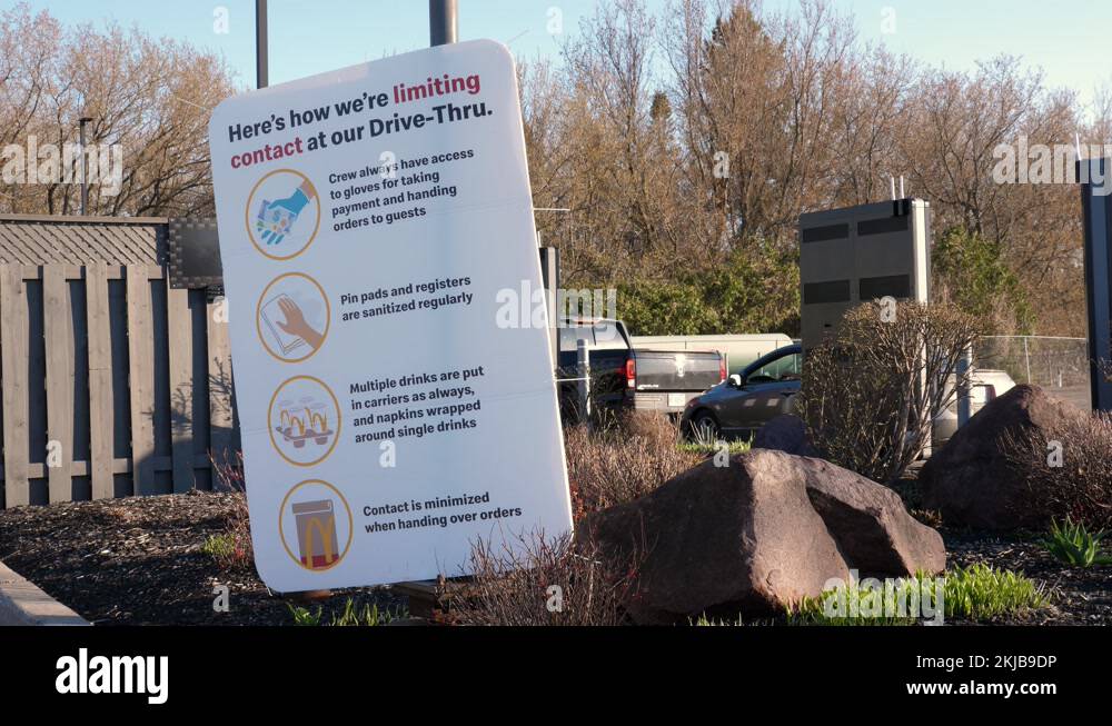 Mcdonalds drive through sign Stock Videos & Footage HD and 4K Video