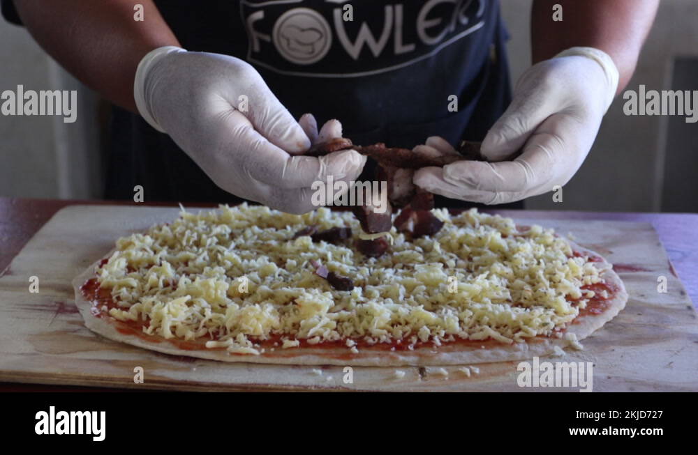 Meat pizza topping Stock Videos & Footage HD and 4K Video Clips Alamy