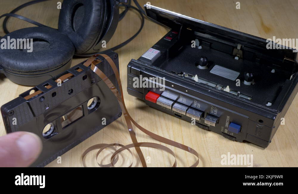 Audio cassette tape spool Stock Videos & Footage HD and 4K Video