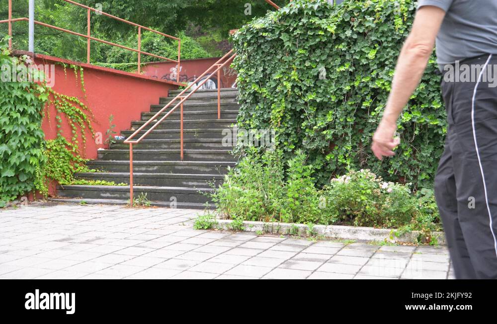 Climbing stairs with backpack Stock Videos & Footage HD and 4K Video