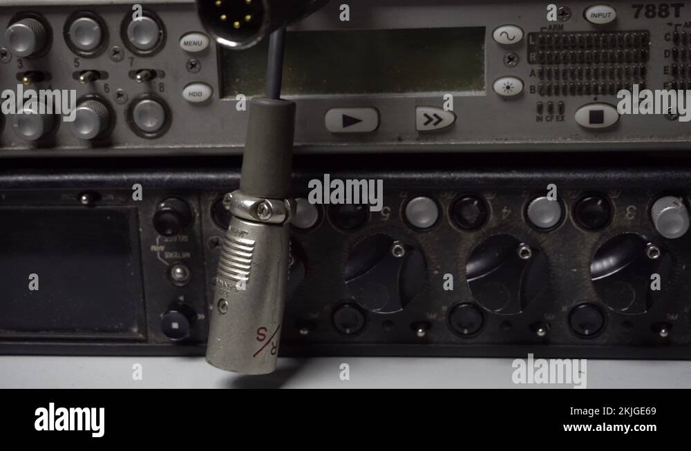 Equipment for sound recording on the set. Audio recording company