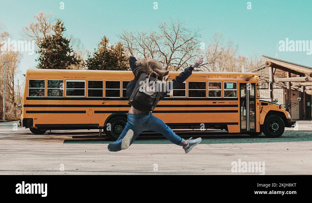 Horizontal school bus Stock Videos & Footage HD and 4K Video Clips