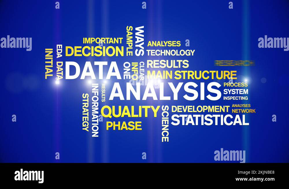 4k Data Analysis Animated Tag Word Cloud,Text Design big data Animation ...