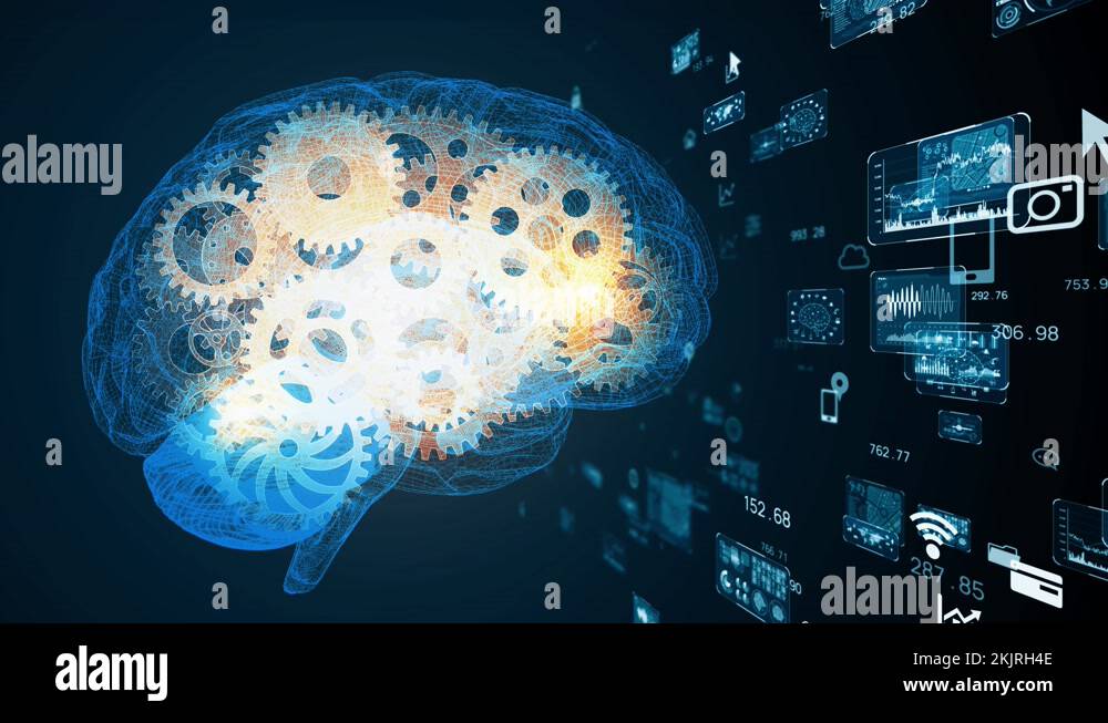 graphical user interface gui for ai deep learning... AI (Artificial Intelligence) concept. Deep learning. GUI (Graphical ...