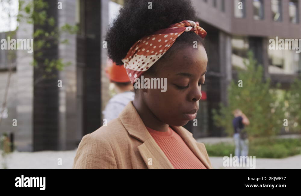 Black woman walking work typing Stock Videos & Footage - HD and 4K ...