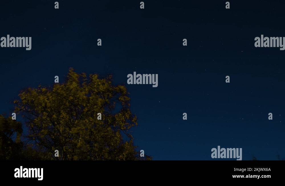 stars moving in the night sky Stock Video Footage Alamy