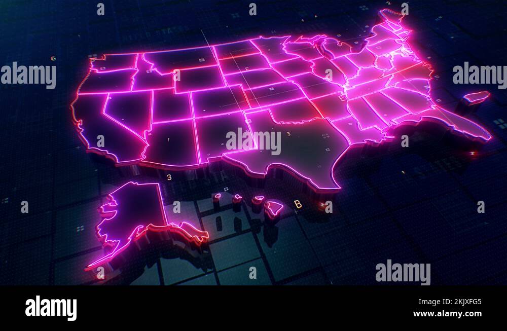 Usamap Stock Videos Footage HD And 4K Video Clips Alamy