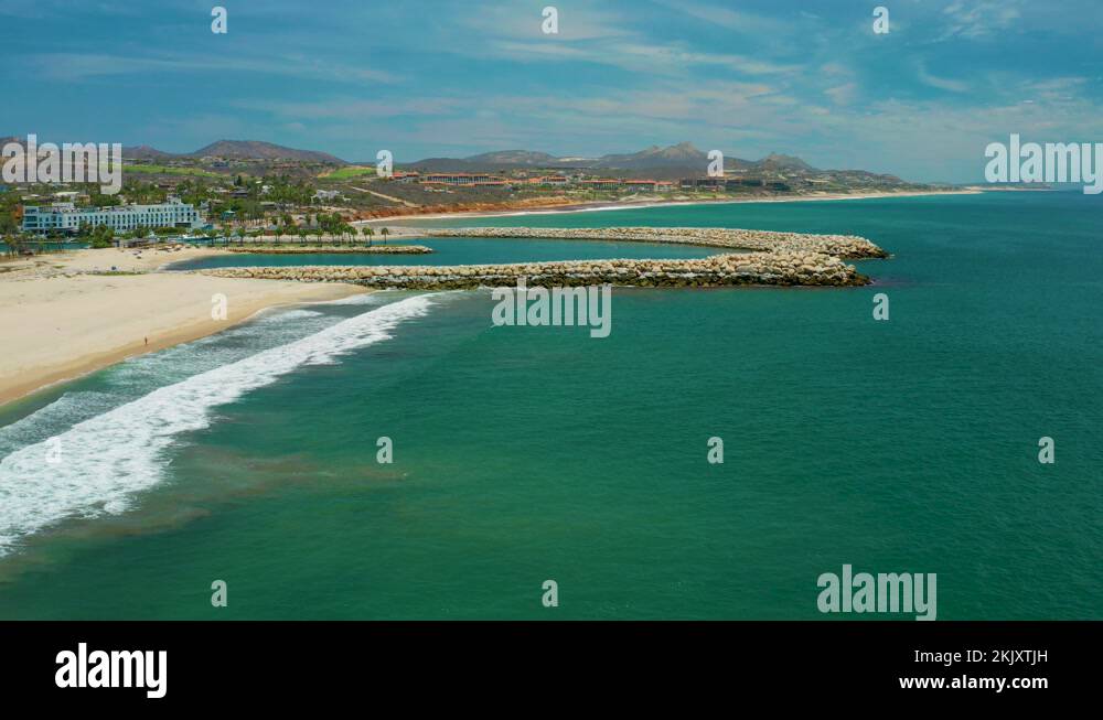 SAN JOSE DEL CABO MEXICO-2020: A Beach With A Circle Shaped Rock ...