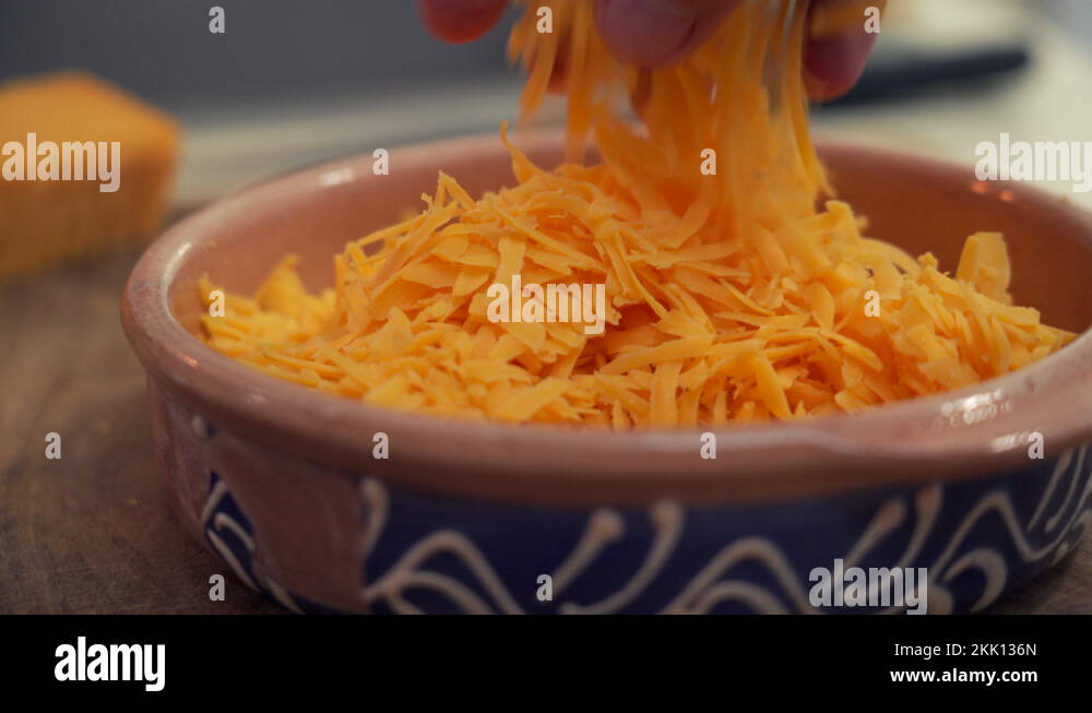 Grated cheddar cheese pile Stock Videos & Footage HD and 4K Video