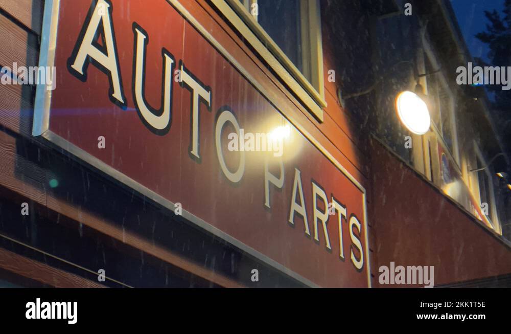 Vintage auto repair shop sign Stock Videos & Footage HD and 4K Video