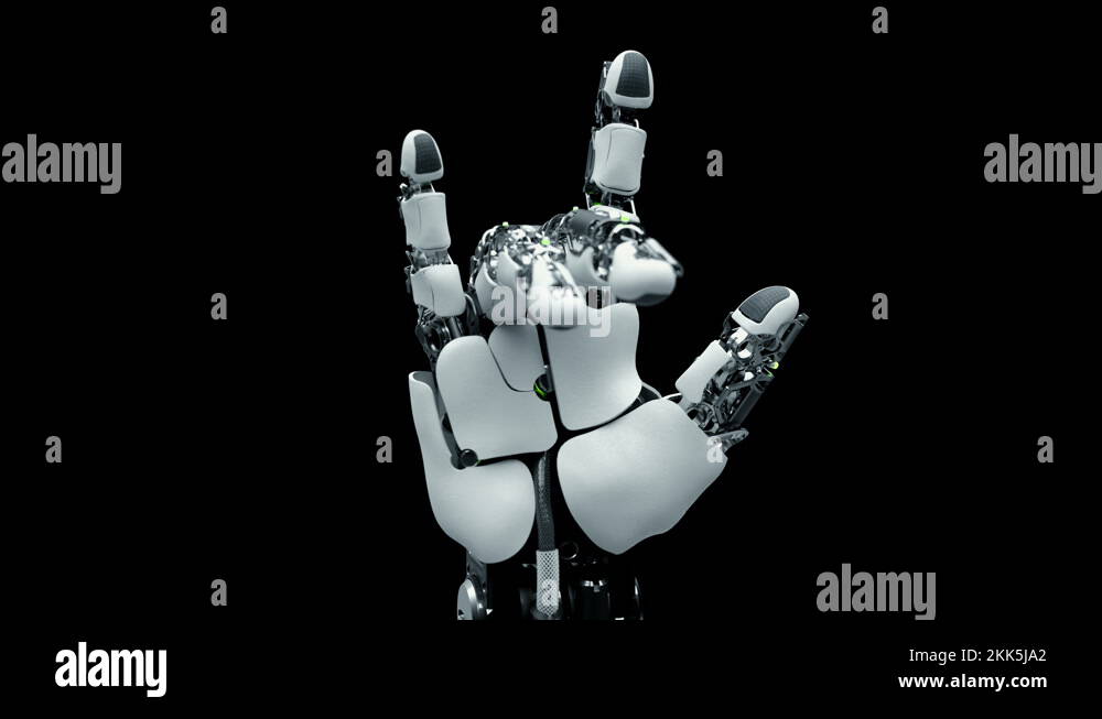 Automated Part of Robotic Hand Learn Visualization Technology Mechanism ...