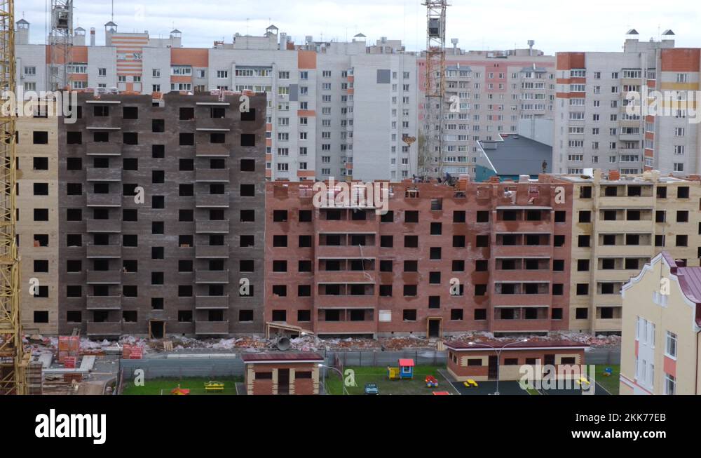 Storey Building Images Construction of a multi storey building Stock Videos & Footage - HD and ...