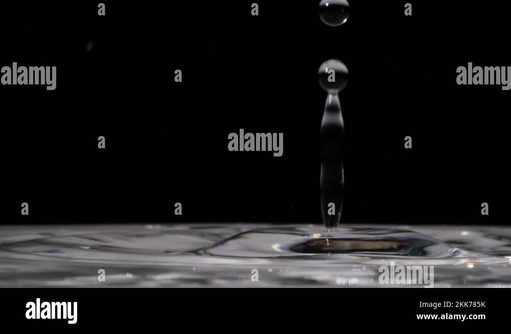 Water droplet surface tension Stock Videos & Footage HD and 4K Video