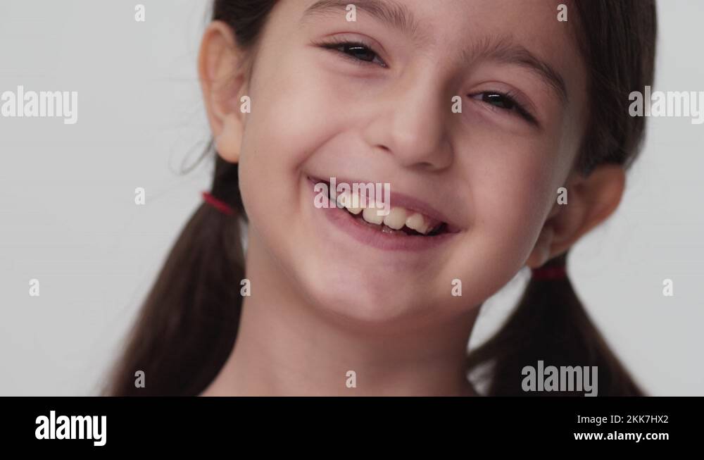 Kids smiling white background Stock Videos & Footage - HD and 4K Video
