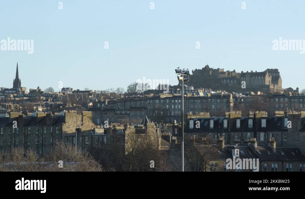 Edinburgh Video Edinburgh castle skyline city Stock Videos & Footage - HD and 4K Video ...