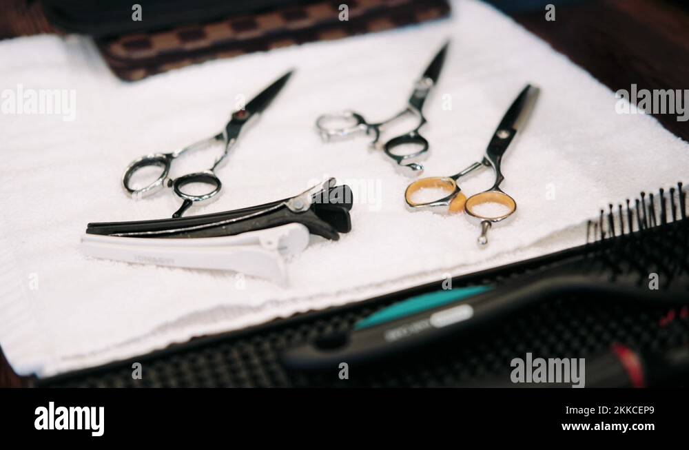 Vintage barbers scissors Stock Videos & Footage HD and 4K Video Clips