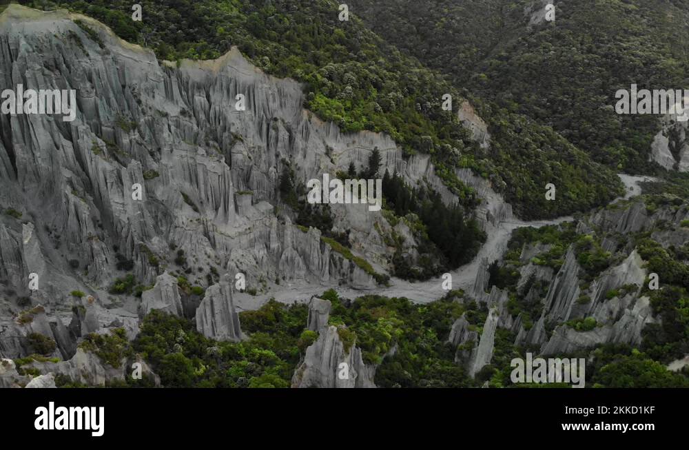 Dimholt Road from Lord of The Rings movie scene aerial reveal