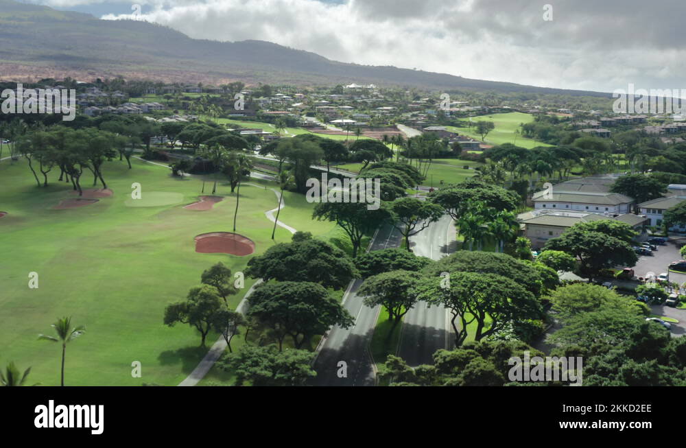 Luxury resort style residential neighborhood village with golf course ...