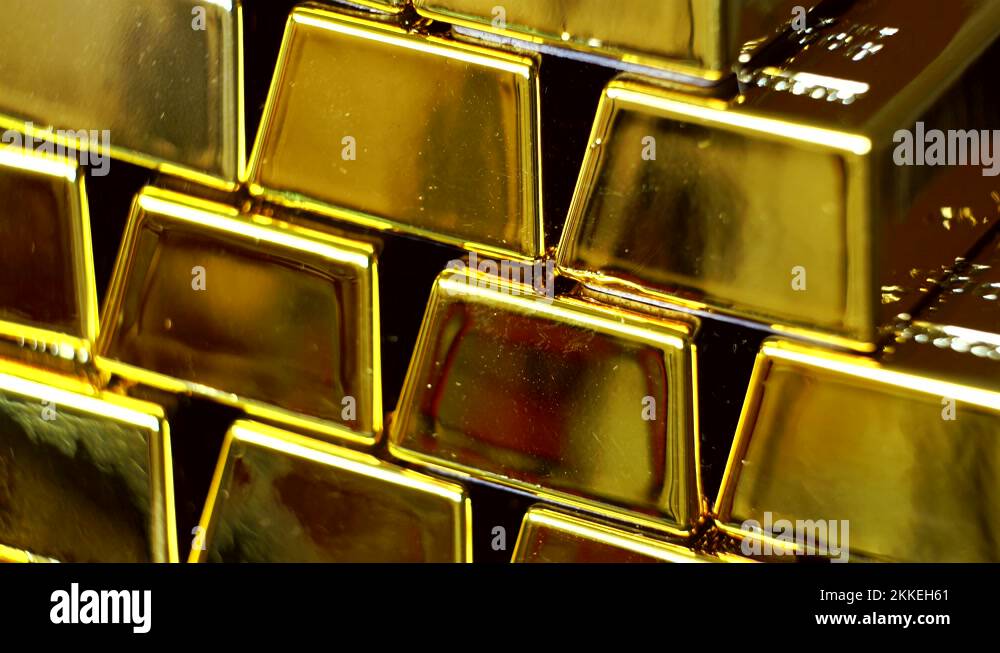 Cinematic Gold Bars Stack, Wealth And Fortune Stock Video Footage Alamy