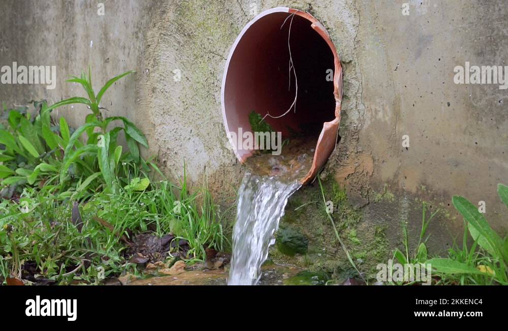 Broken pipe in a wall Stock Videos & Footage HD and 4K Video Clips