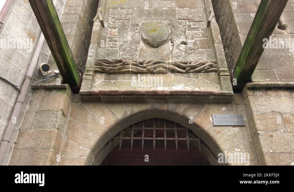 Entrance abbey mont saint michel Stock Videos & Footage HD and 4K