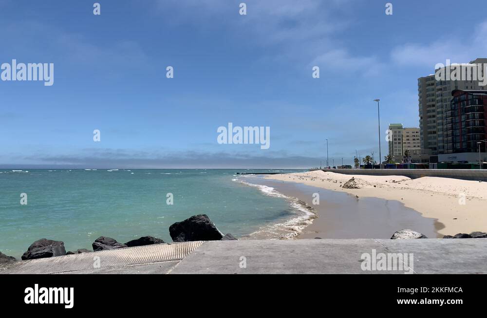 Holiday beach apartments on the Strand beach and part of boat slipway