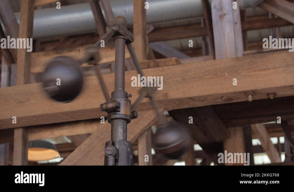 Rural, restored 19th century Steam driven, steampowered machines at