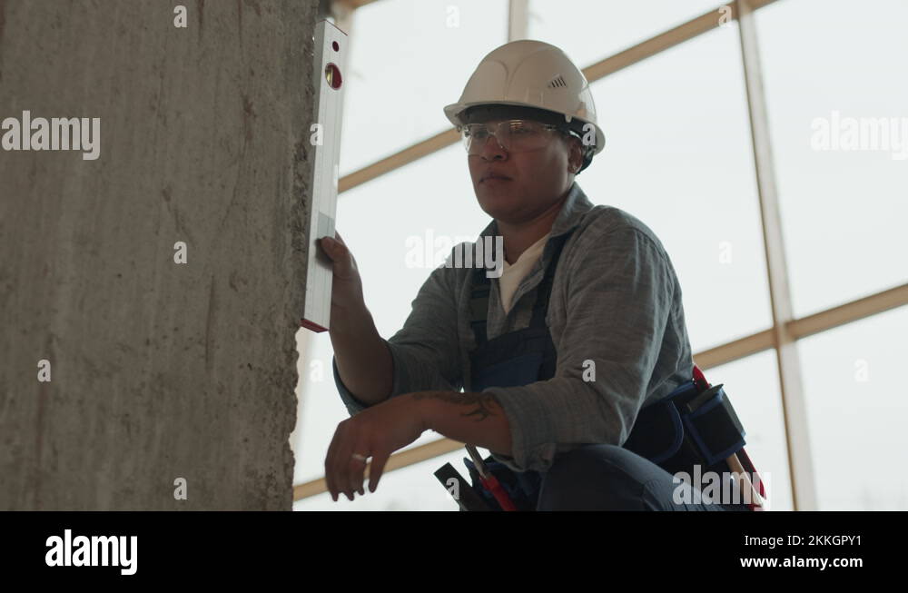 Construction worker using level Stock Videos & Footage - HD and 4K ...