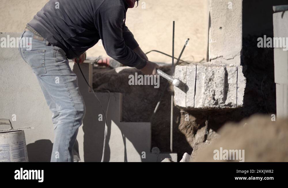Sledge hammer demolition Stock Videos & Footage HD and 4K Video Clips