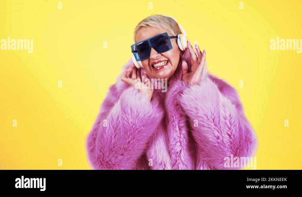 Woman pink fur coat Stock Videos & Footage HD and 4K Video Clips Alamy