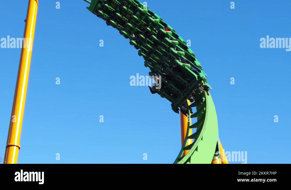 Corkscrew roller coaster Stock Videos & Footage - HD and 4K Video Clips ...
