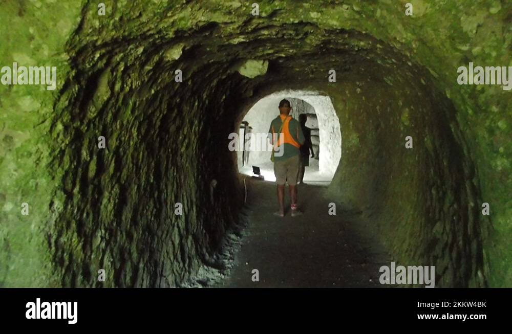 Japanese underground tunnels in Rabaul , Papua New Guinea Stock Video Footage Alamy