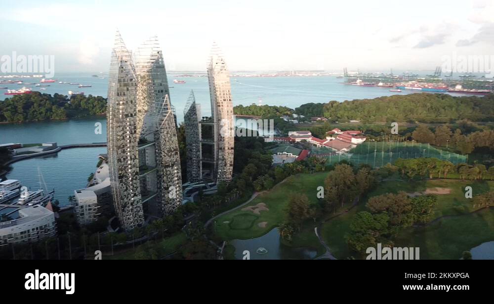 Reflections at keppel bay singapore Stock Videos & Footage HD and 4K