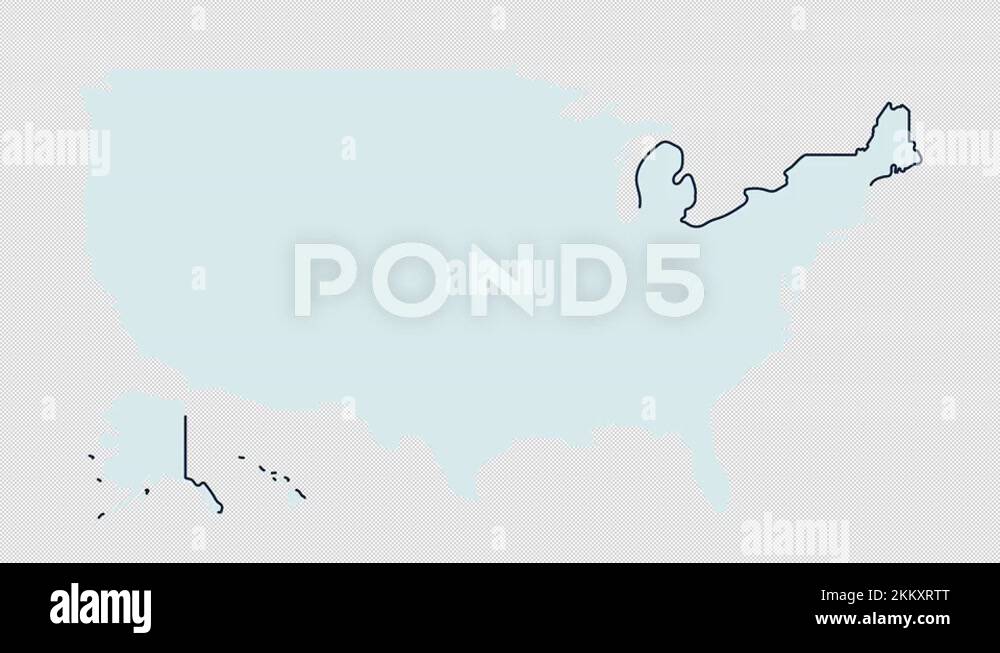 USA map animation USA Map Showing - Usa Map Animation Usa Map Showing Up Intro By States 4k Animated American Map 2kkxrtt 