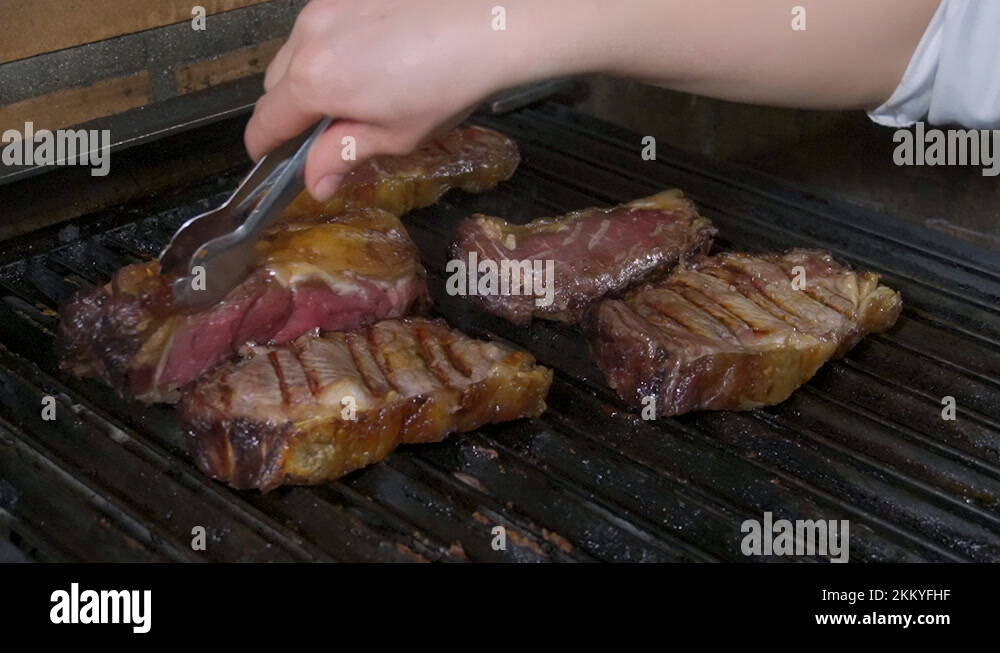 Entrecote roast beef grilled Stock Videos & Footage HD and 4K Video
