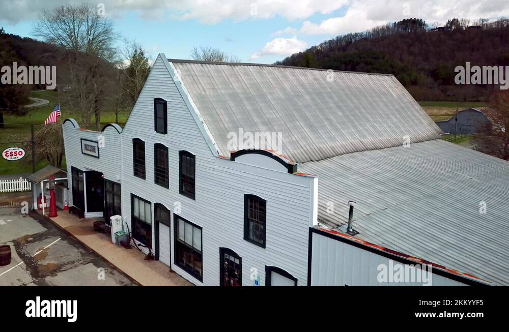 Mast General Store Aerial in Valle Crucis NC, Valle Crucis North