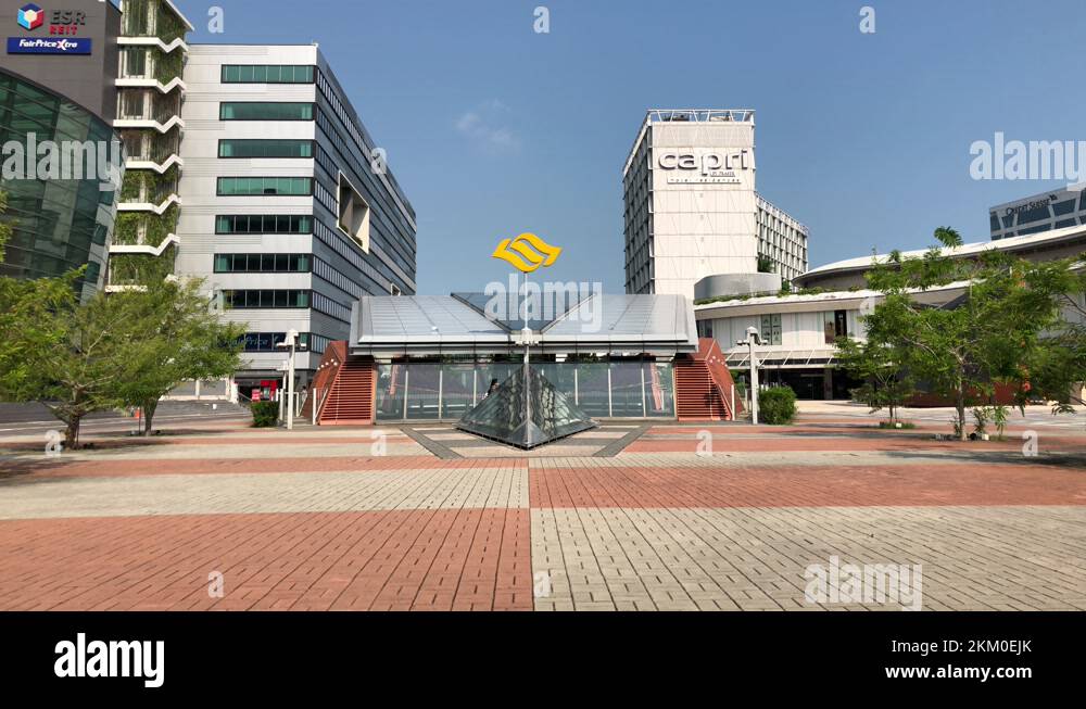 Singapore Changi Business Park and Changi City Point with Expo MRT