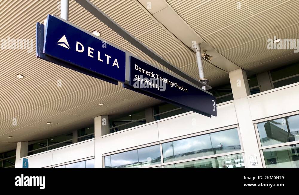 Delta check in Stock Videos & Footage HD and 4K Video Clips Alamy