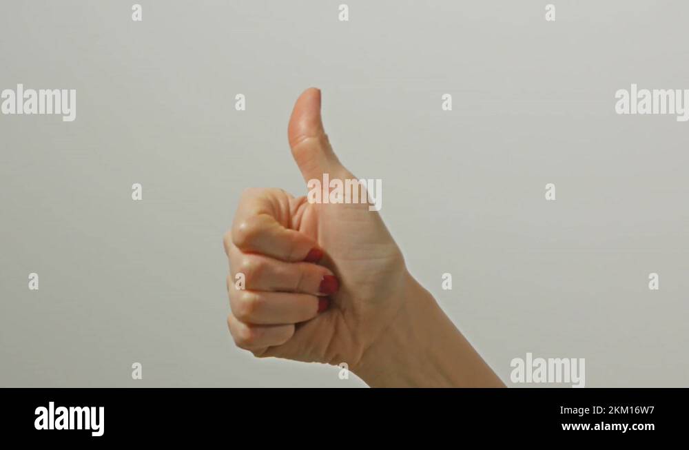 Thumb female Stock Videos & Footage - HD and 4K Video Clips - Alamy