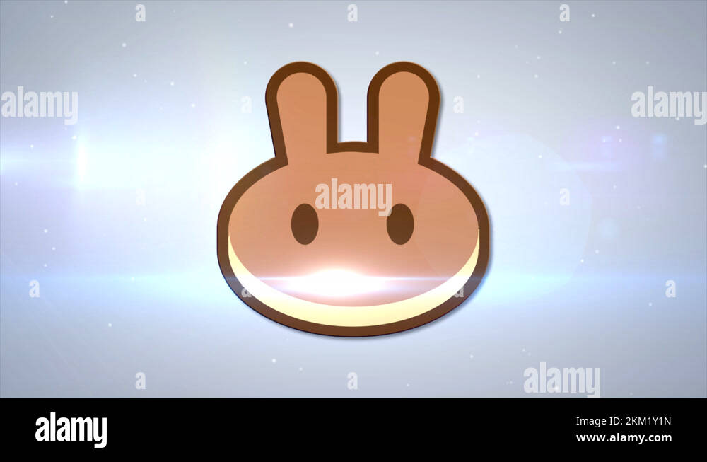 Pancakeswap CAKE Cryptocurrency Logo Coin 3d Animation Motion Graphics