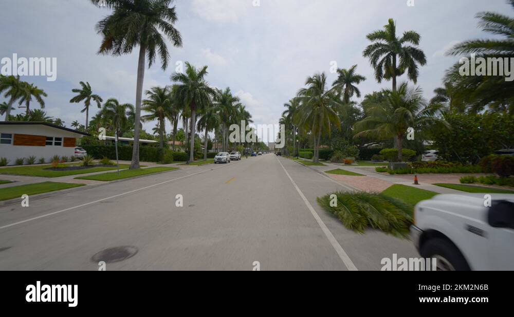 Driving pov Harrison Street Hollywood Lakes homes for sale during 2021