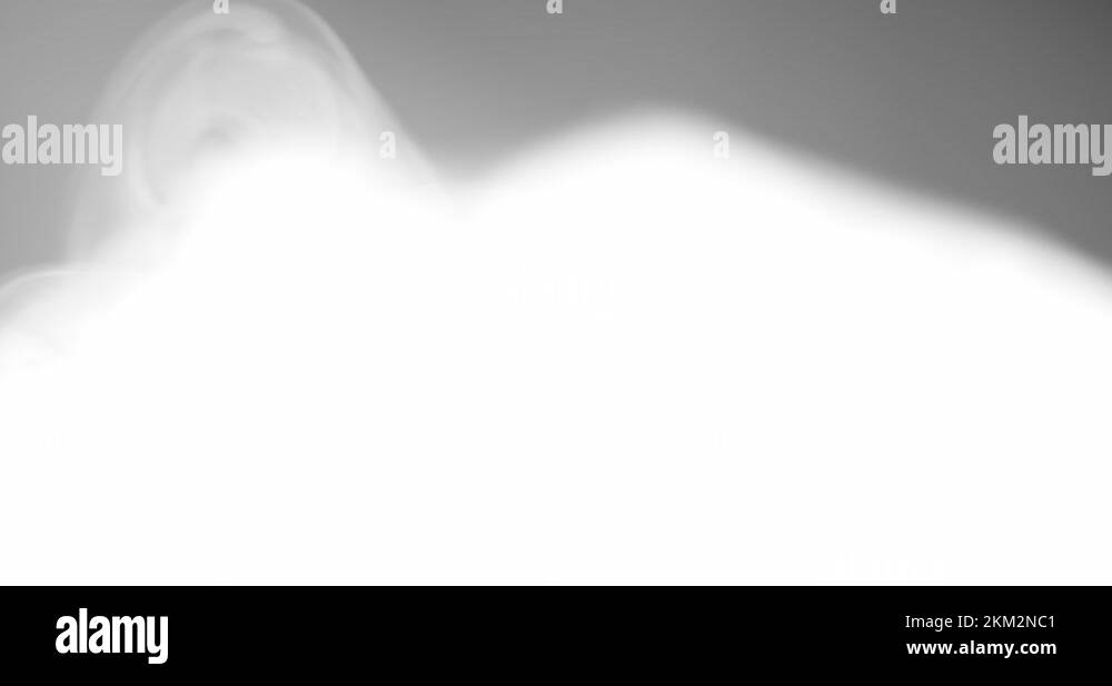 Real Smoke Overlays on Black Background. Video Loop Stock Video Footage