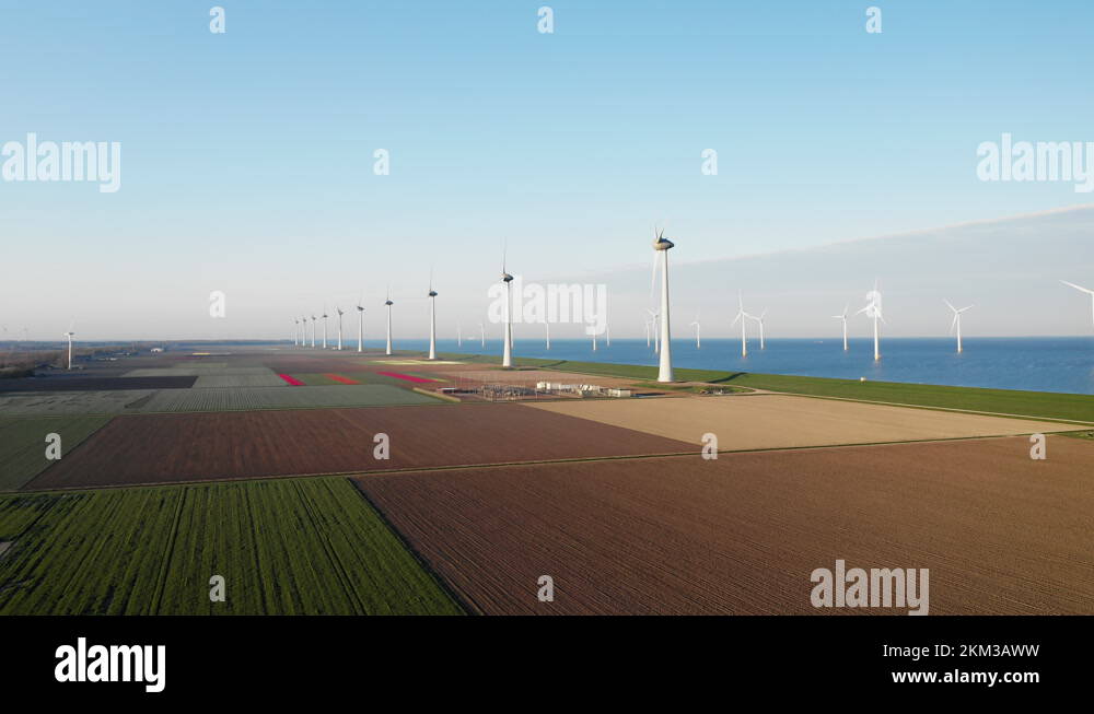 Onshore and offshore wind turbines Stock Videos & Footage HD and 4K