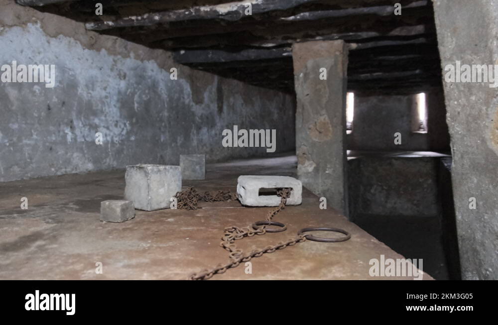Slave Chamber near Former Slave Trade Market in Stone Town, Zanzibar